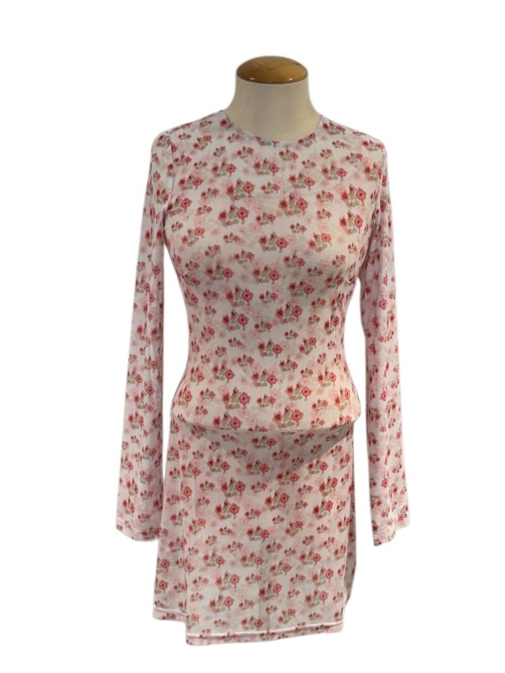 LOVE MCNICOLL Pink floral Midi dress - SM